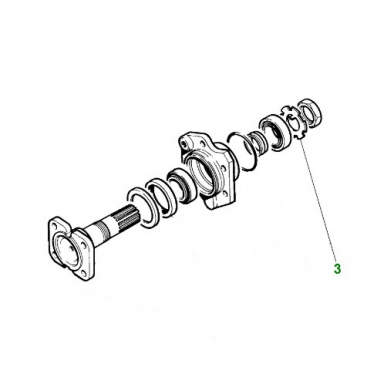TAB WASHER LOCK TAB, FOR DIFFERENTIAL CARRIER BEARING NUT 12265